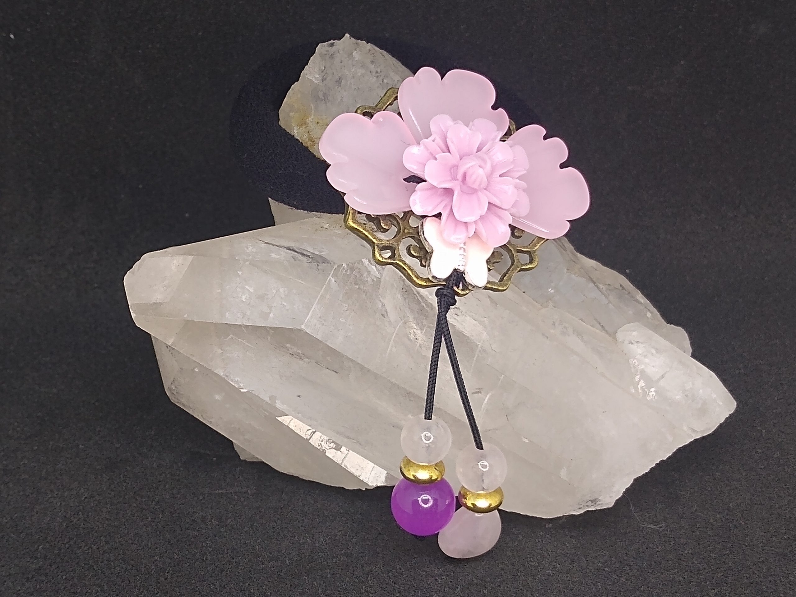 Colet (bandita) de Flor de cerámica